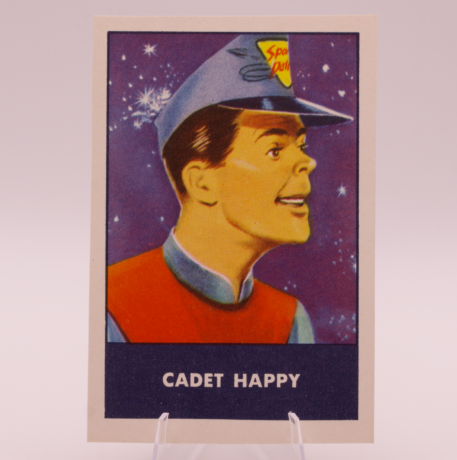 1953 Ralston Purina Space Patrol Cadet Happy F280-3 Chex Cereal Card Space Hero