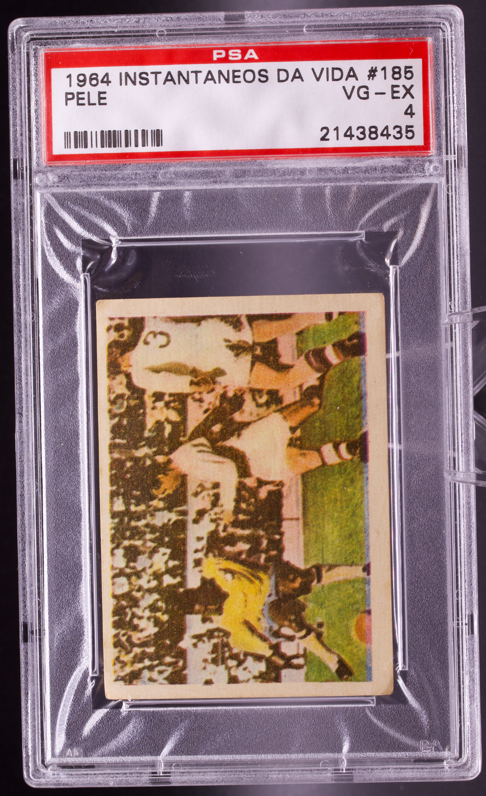 1964 Instantaneos Da Vida #185 Pele PSA 4 VG-EX 1962 World Cup Brazil Soccer