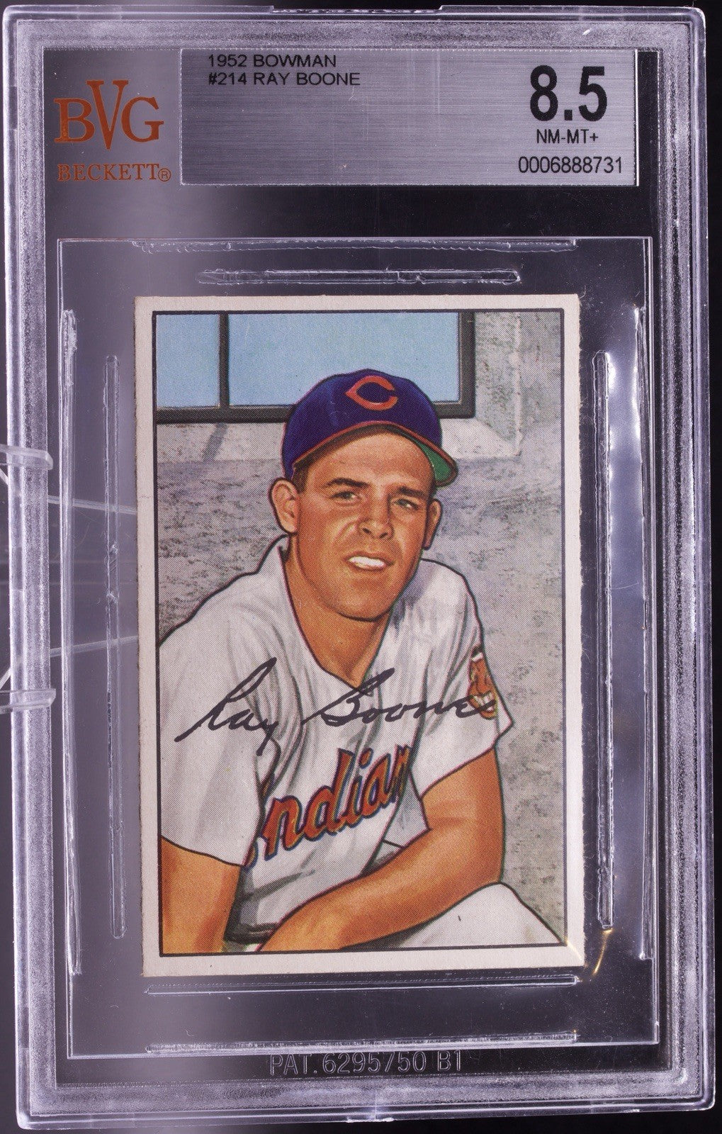 1952 Bowman Ray Boone #214 BVG 8.5 NM-MT+ Boone Family Patriarch High Grade