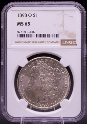 1898-O Morgan Silver Dollar NGC MS65