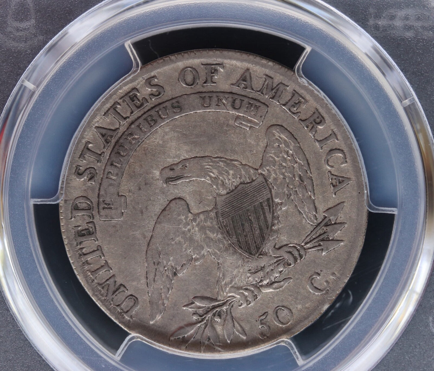 1808/7 Capped Bust Half Dollar Fine Details PCGS Cleaned O-101 R1 Early 50C