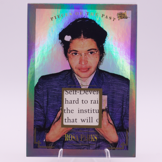 Rosa Parks Authentic Relic Card Pieces of the Past #174 Civil Rights My Story