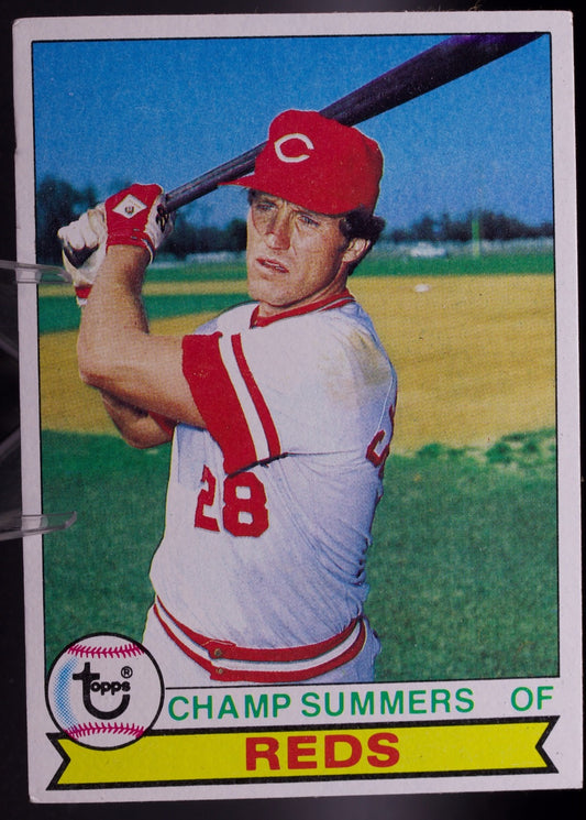 1979 Topps #516 Champ Summers Cincinnati Reds OF Vintage Baseball Card