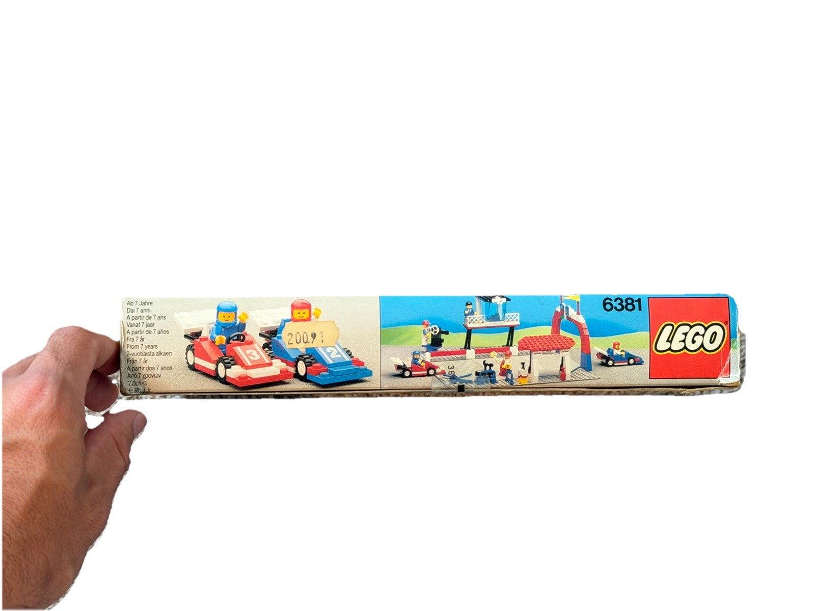 LEGO 6381 Motor Speedway Legoland Town 1987 Factory Sealed Vintage Race Track