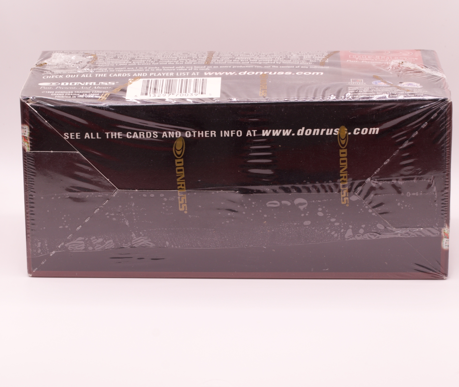 1999 Donruss Football Factory Sealed Hobby Box 24 Packs 7 Cards Per Pack NFL