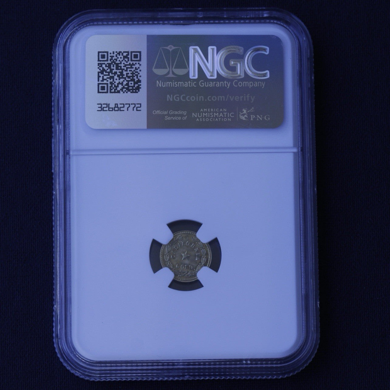 1852 Indian Wreath Gold Token • NGC MS67 Round • #4a Variety • Top Pop Cal Gold