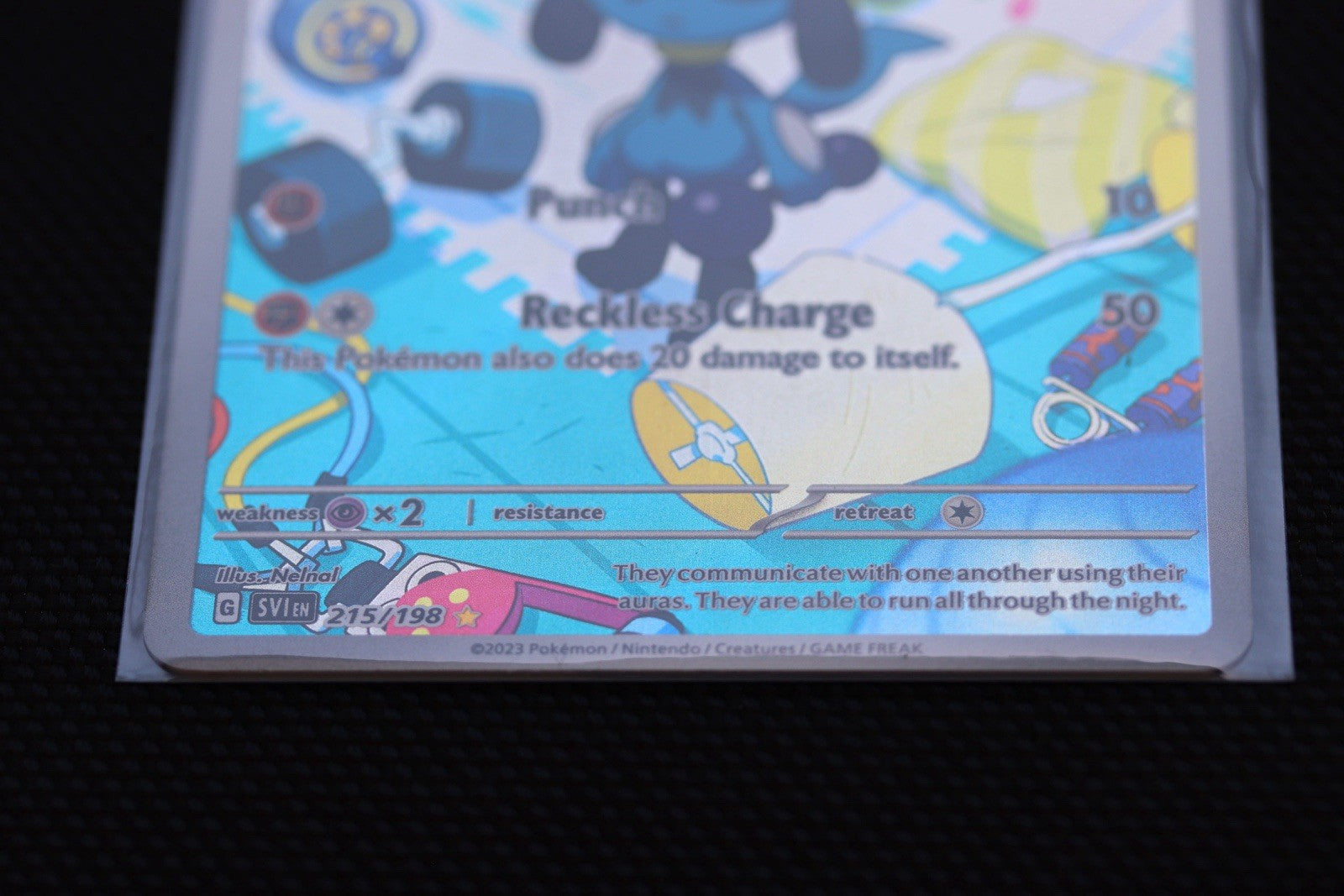 Riolu 215/198 Illustration Rare – Scarlet & Violet SV01 – NM or Better
