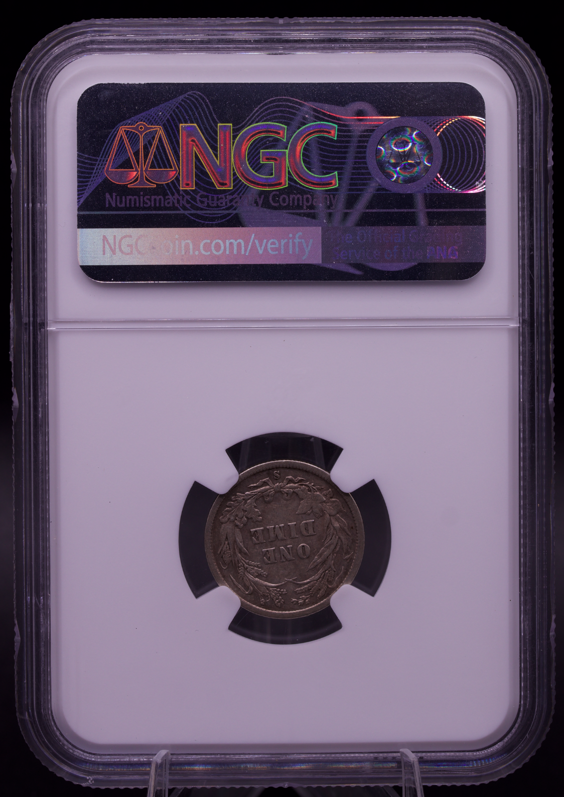 1895-S Barber Dime NGC VF35 10C Silver Semi-Key Date San Francisco Mint Coin