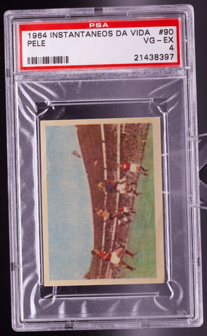 1964 Instantaneos Da Vida Do Rei Pele #90 Pelé PSA 4 VG-EX Brazil Soccer Card