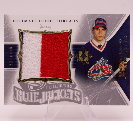 2005-06 Upper Deck Ultimate Collection Gilbert Brule Debut Threads Jersey /250