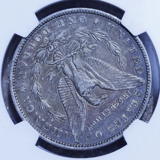 1886-O Morgan Silver Dollar NGC XF45 Mint Error Rotated Dies Rare Die Alignment