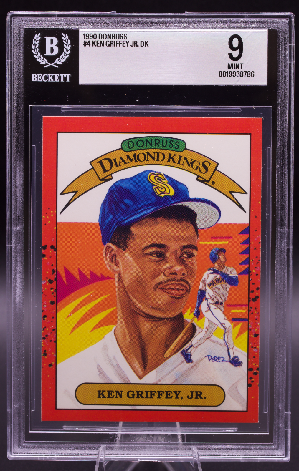 1990 Donruss Diamond Kings Ken Griffey Jr #4 New BGS Holder 9 Mint