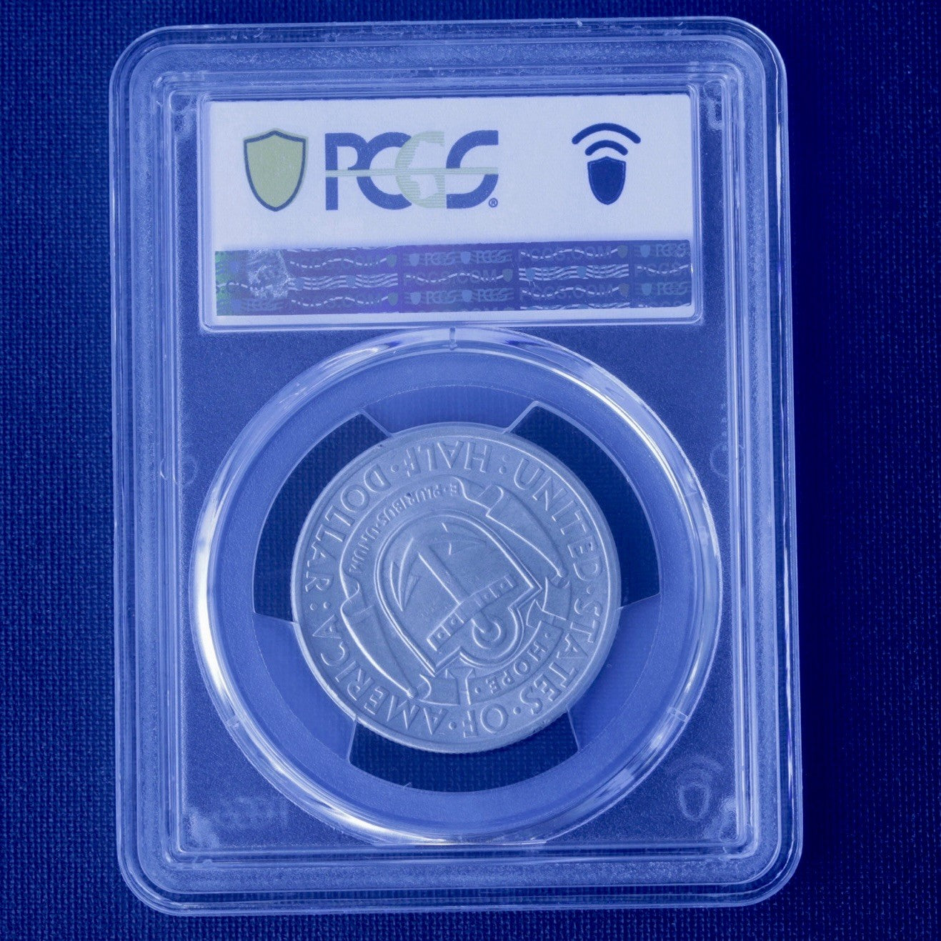 1936-D Rhode Island Silver Commemorative Half Dollar • PCGS MS64