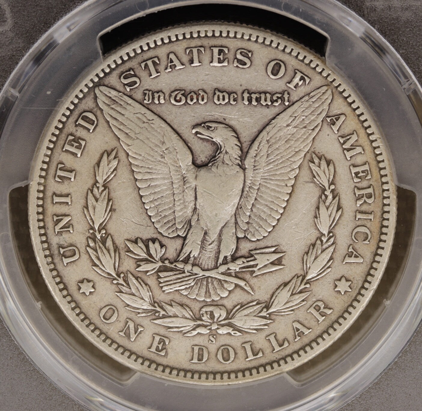 1895-S Morgan Silver Dollar PCGS Genuine VF Details Key Date Scarce Low Mintage