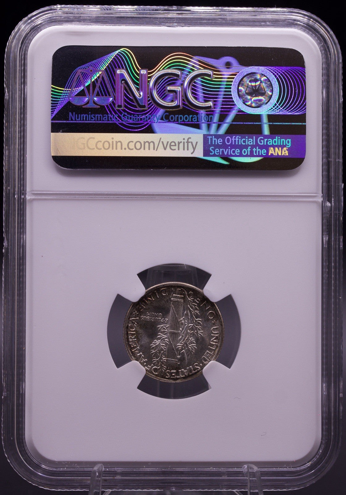 1929-D Mercury Dime NGC MS 67 FB Full Bands Toned Superb Gem 90% Silver 10C