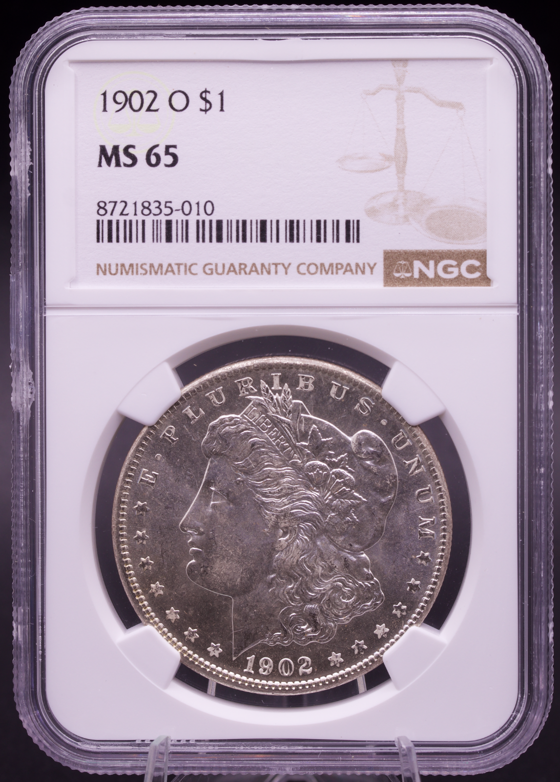 1902-O Morgan Silver Dollar NGC MS65 - Uncirculated - New Orleans