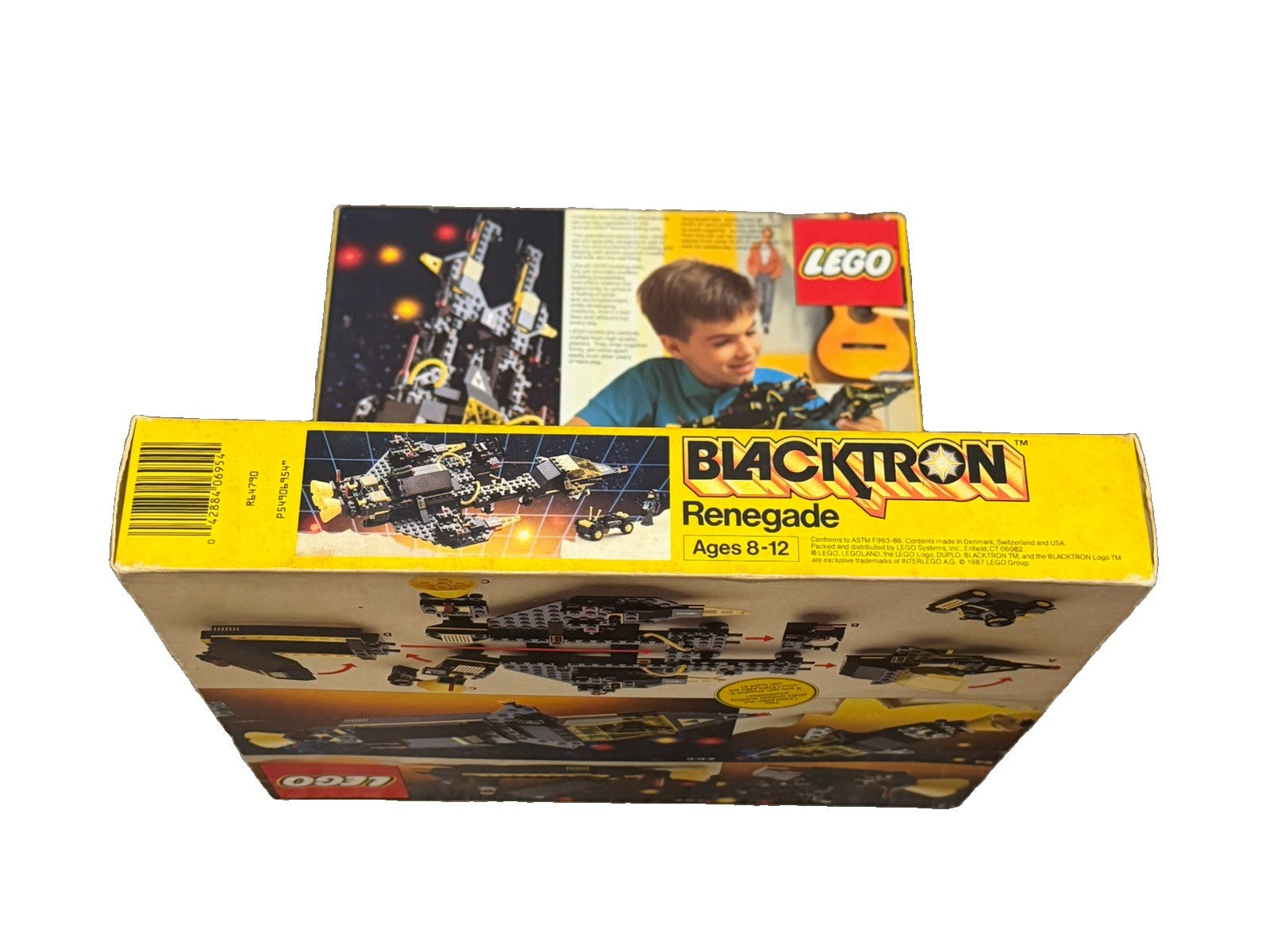 Vintage 1987 LEGO LEGOLAND Space Blacktron Renegade #6954 Open Box Sealed Bags
