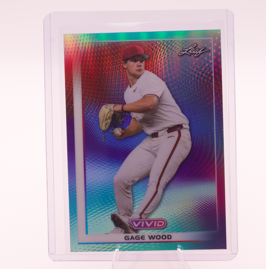 2026 Leaf Vivid Gage Wood #78 /35 Phillies Rookie Card Numbered Baseball RC