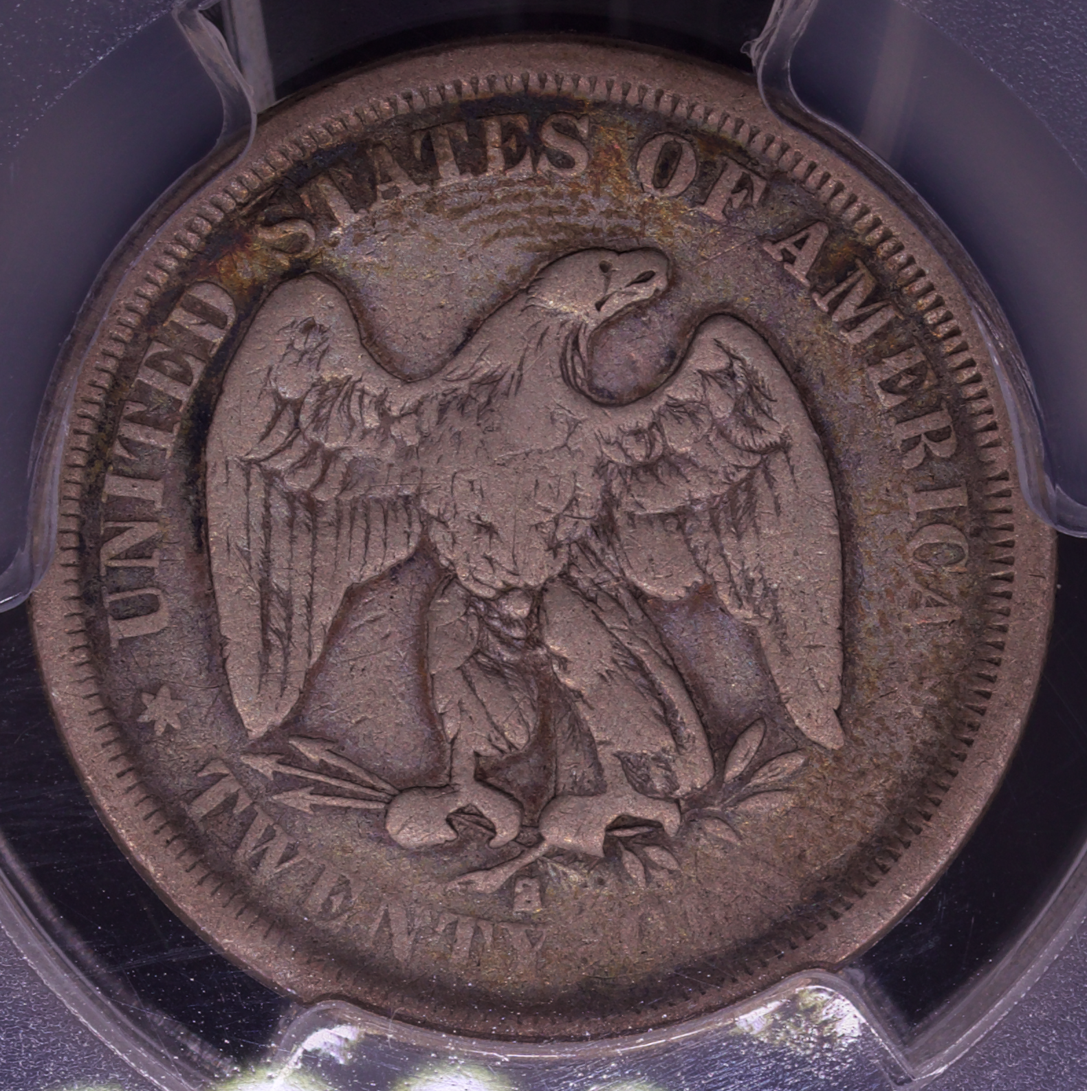 1875-S Twenty Cent Piece PCGS Genuine • Cleaned Fine Details