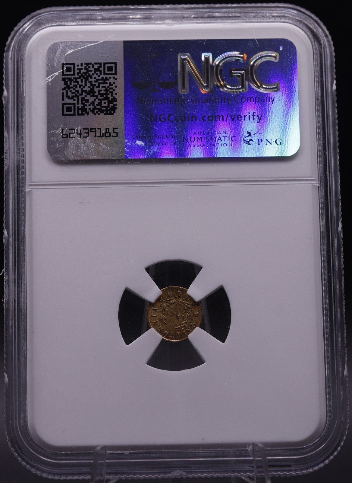 1861 Cal Gold Token Fractional NGC MS67 Liberty Wreath 9.8mm Territorial Top Pop