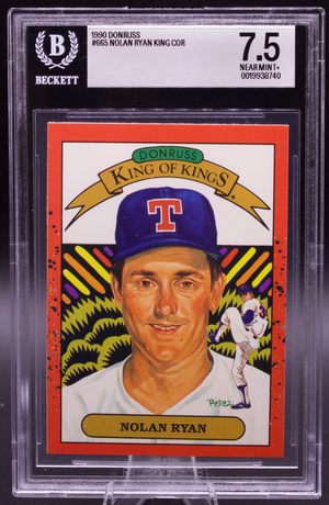 1990 Donruss King of Kings Nolan Ryan #665 New BGS Holder 7.5 NM+ Rangers