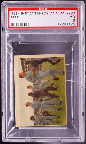 1964 Instantaneos Da Vida Do Rei Pele #230 Pelé PSA 3 VG Brazil Soccer Card