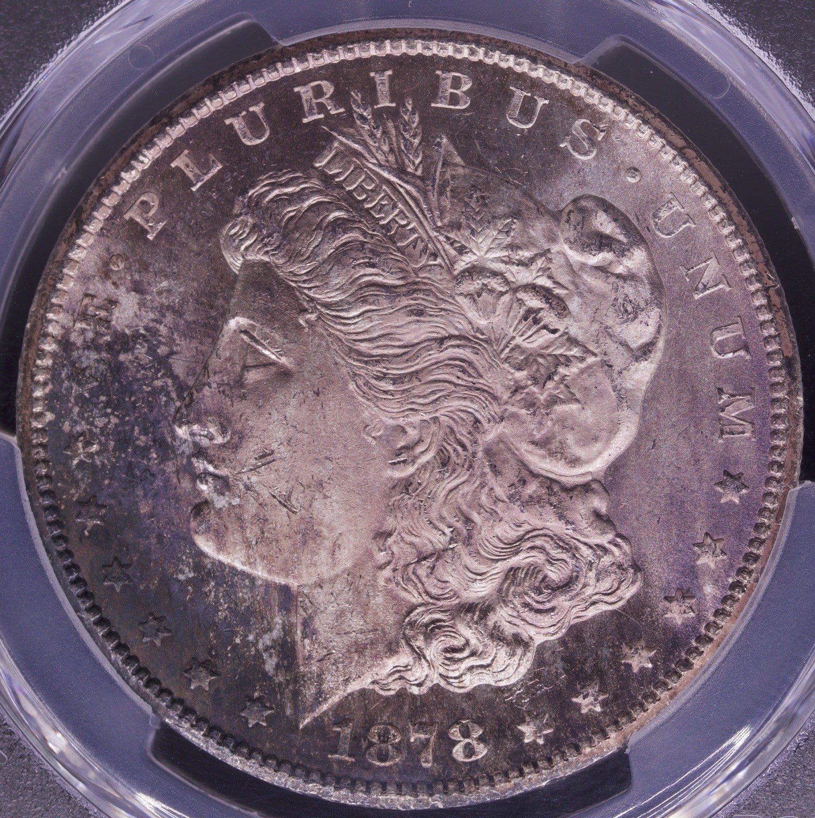1878-CC Morgan Silver Dollar PCGS MS64 VAM-11 Lines in Wing Variety Carson City