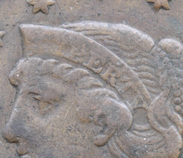 1848 Braided Hair Large Cent • Early Copper Coin - Full LIBERTY Visible