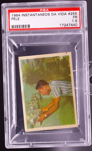 1964 Instantaneos Da Vida #255 Pele PSA 1.5 Fair Birds Passarinhos Soccer Card