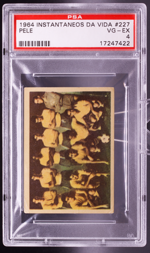 1964 Instantaneos Da Vida Do Rei Pele #227 Pelé PSA 4 VG-EX Brazil Soccer Card
