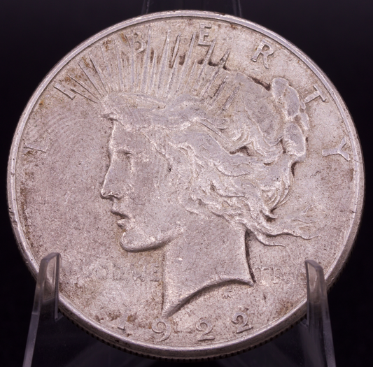 1922-1923 Peace Silver Dollar Cull Circulated 90% Silver Coin