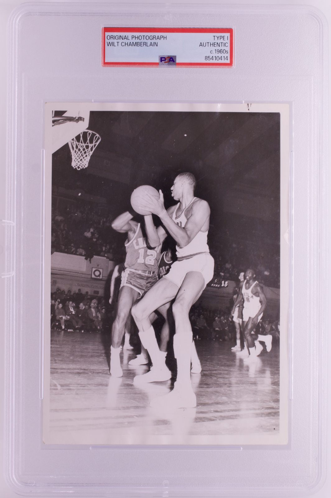 Wilt Chamberlain Original Photo PSA Type I Authentic c.1960s Vintage