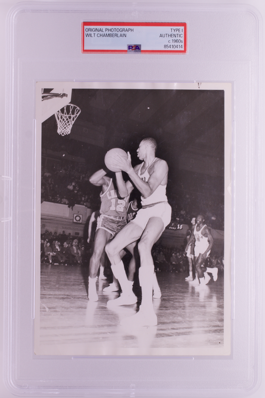 Wilt Chamberlain Original Photo PSA Type I Authentic c.1960s Vintage