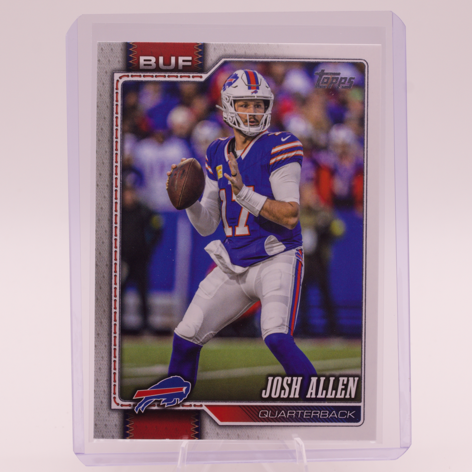 2026 Topps Josh Allen #22 Buffalo Bills QB Wyoming Cowboys Football Card MVP