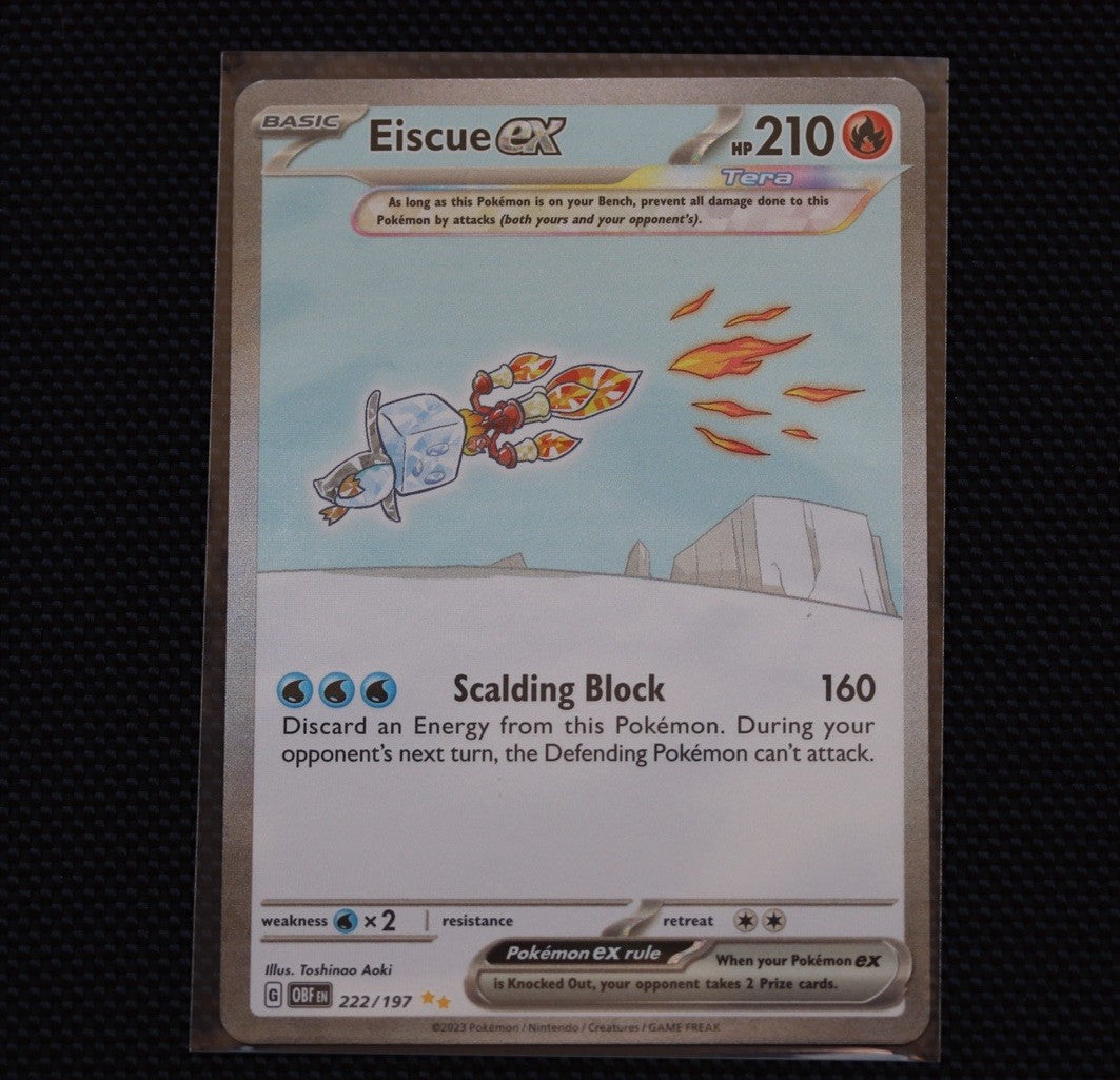 Eiscue ex 222/197 Obsidian Flames (OBF) NM Special Illustration Rare Pokemon