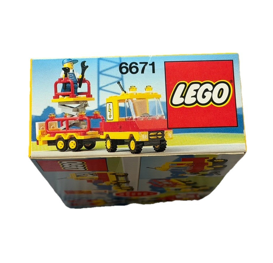 Vintage LEGO 6671 Utility Repair Lift Town Sealed New 1989 106 pcs Rare