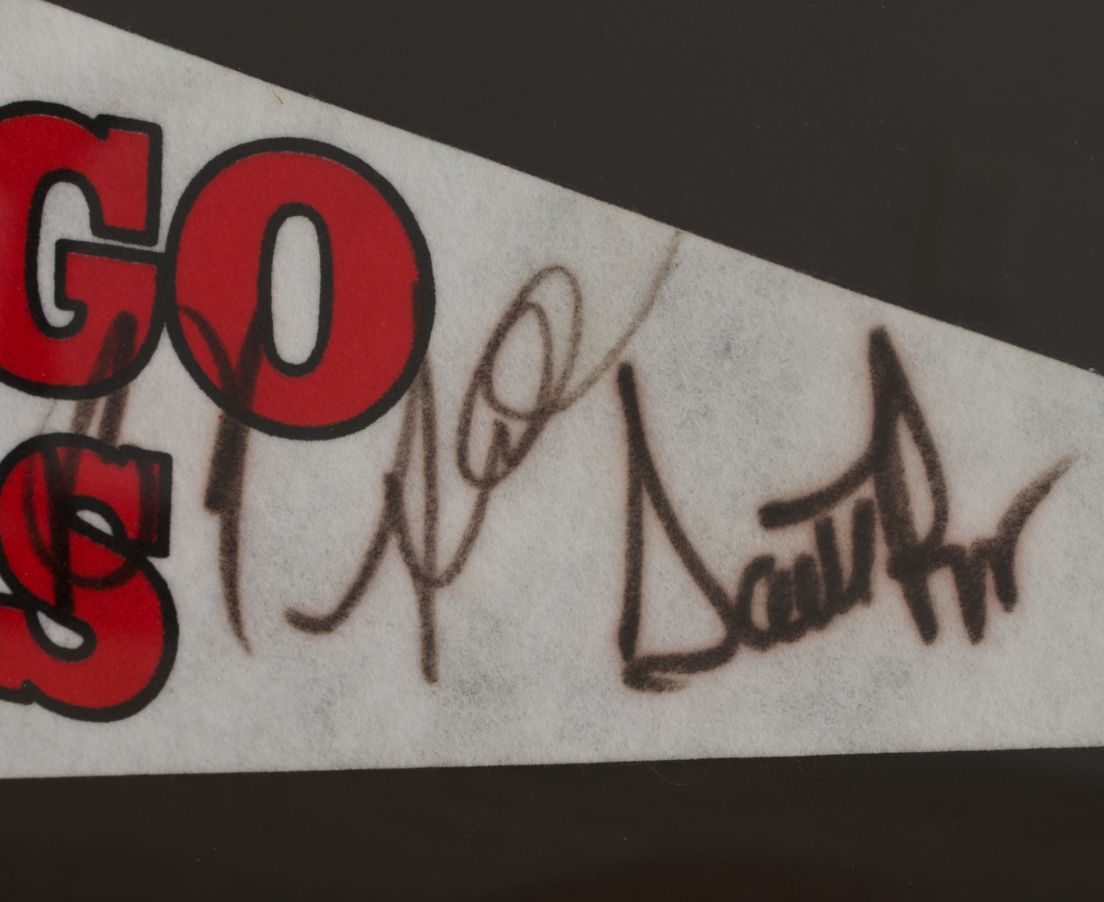 1991-92 Chicago Bulls Team Signed Pennant Michael Jordan Pippen JSA Beckett LOA