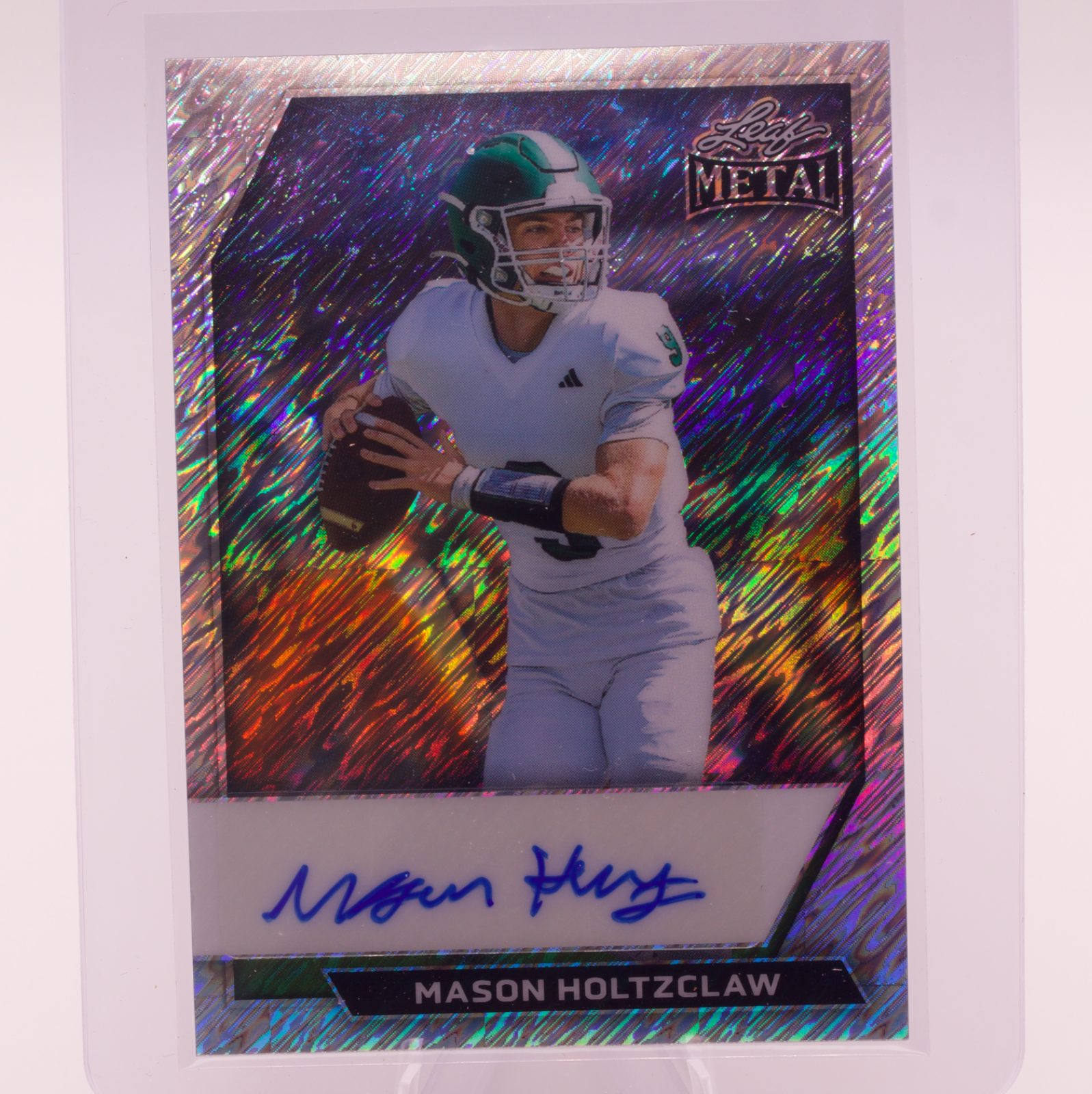 2026 Leaf Metal Mason Holtzclaw Autograph /12 Sam Houston State QB Carrollton