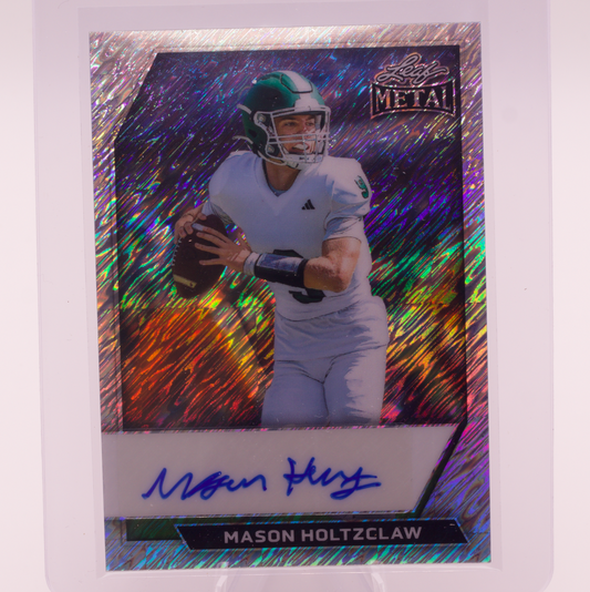 2026 Leaf Metal Mason Holtzclaw Autograph /12 Sam Houston State QB Carrollton