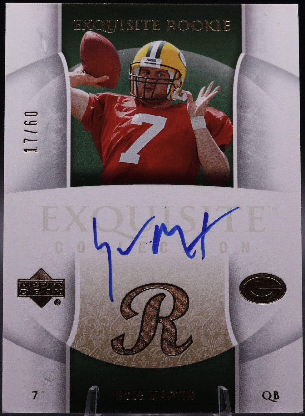 2006 Upper Deck Exquisite Collection Gold /60 Ingle Martin #81 Rookie Auto RC
