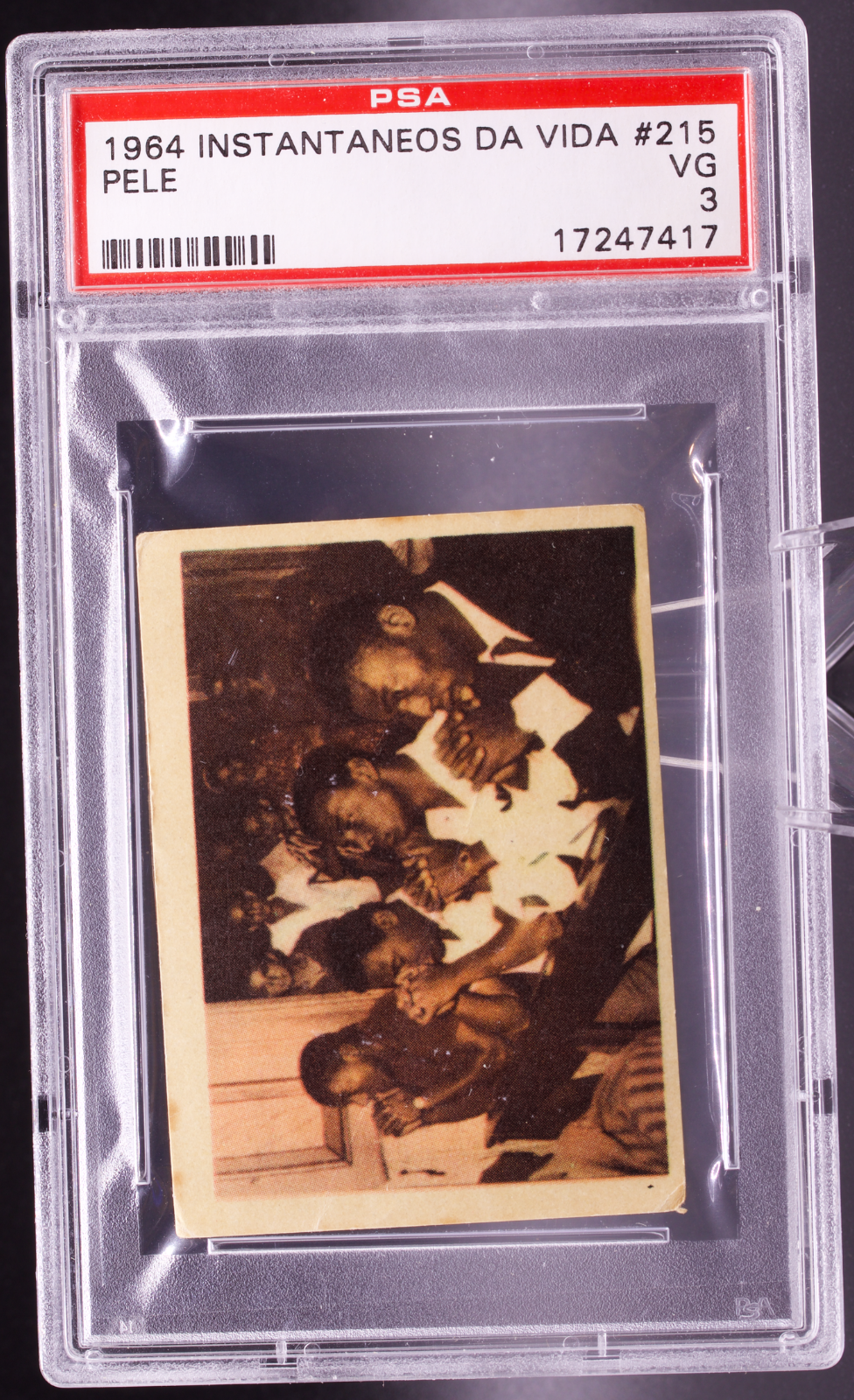 1964 Instantaneos Da Vida #215 Pele PSA 3 VG Santos World Cup Brazil Soccer Card