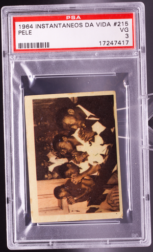 1964 Instantaneos Da Vida #215 Pele PSA 3 VG Santos World Cup Brazil Soccer Card