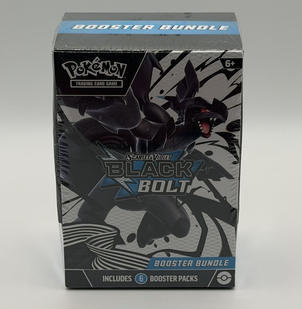 Pokemon Scarlet & Violet Black Bolt Booster Bundle 6 Packs Sealed