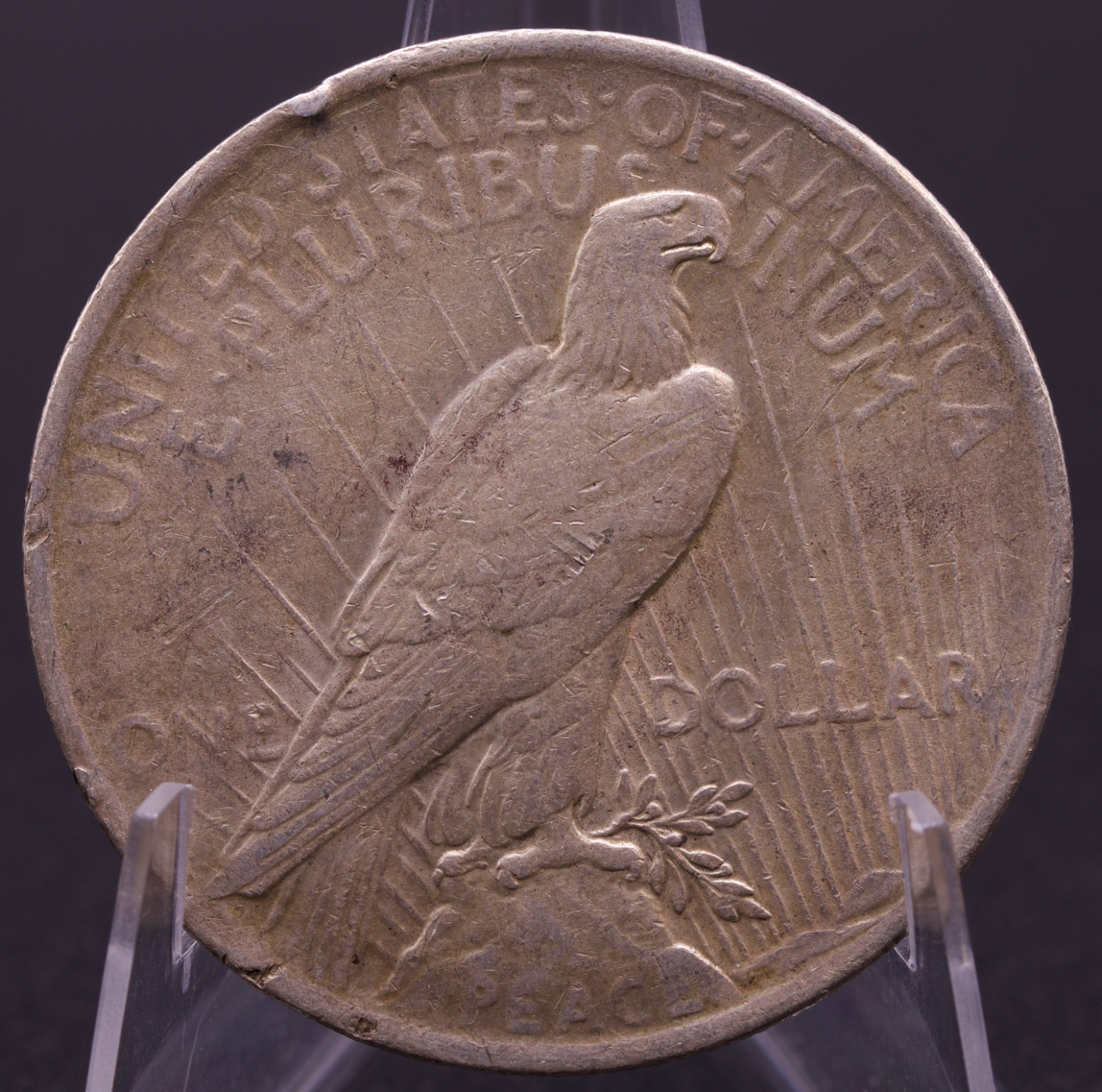 1923 Peace Silver Dollar $1 Coin Circulated 90% Fine Silver Vintage Raw