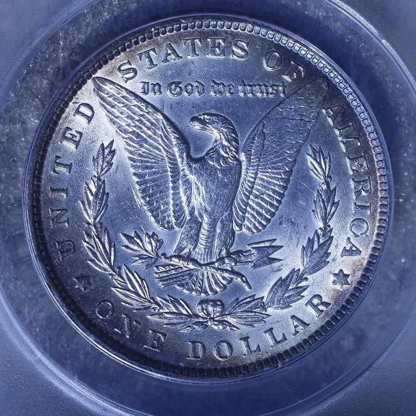 1889 Morgan $1 ANACS MS61 • Original Mint State • Lightly Toned Silver Coin