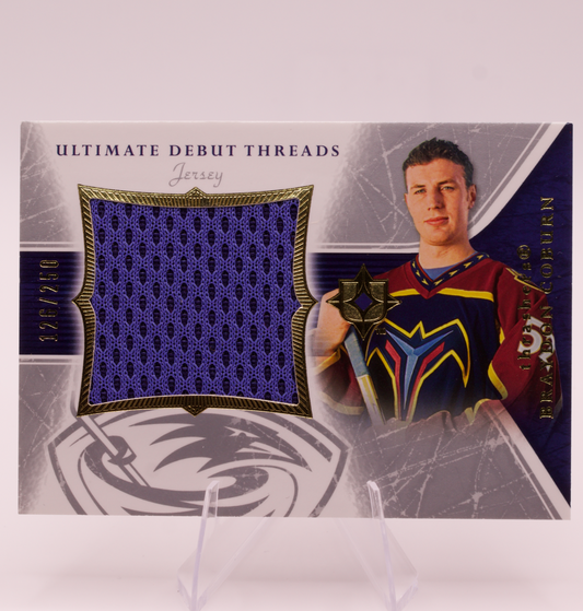 2005-06 Upper Deck Ultimate Collection Braydon Coburn Debut Threads Jersey /250