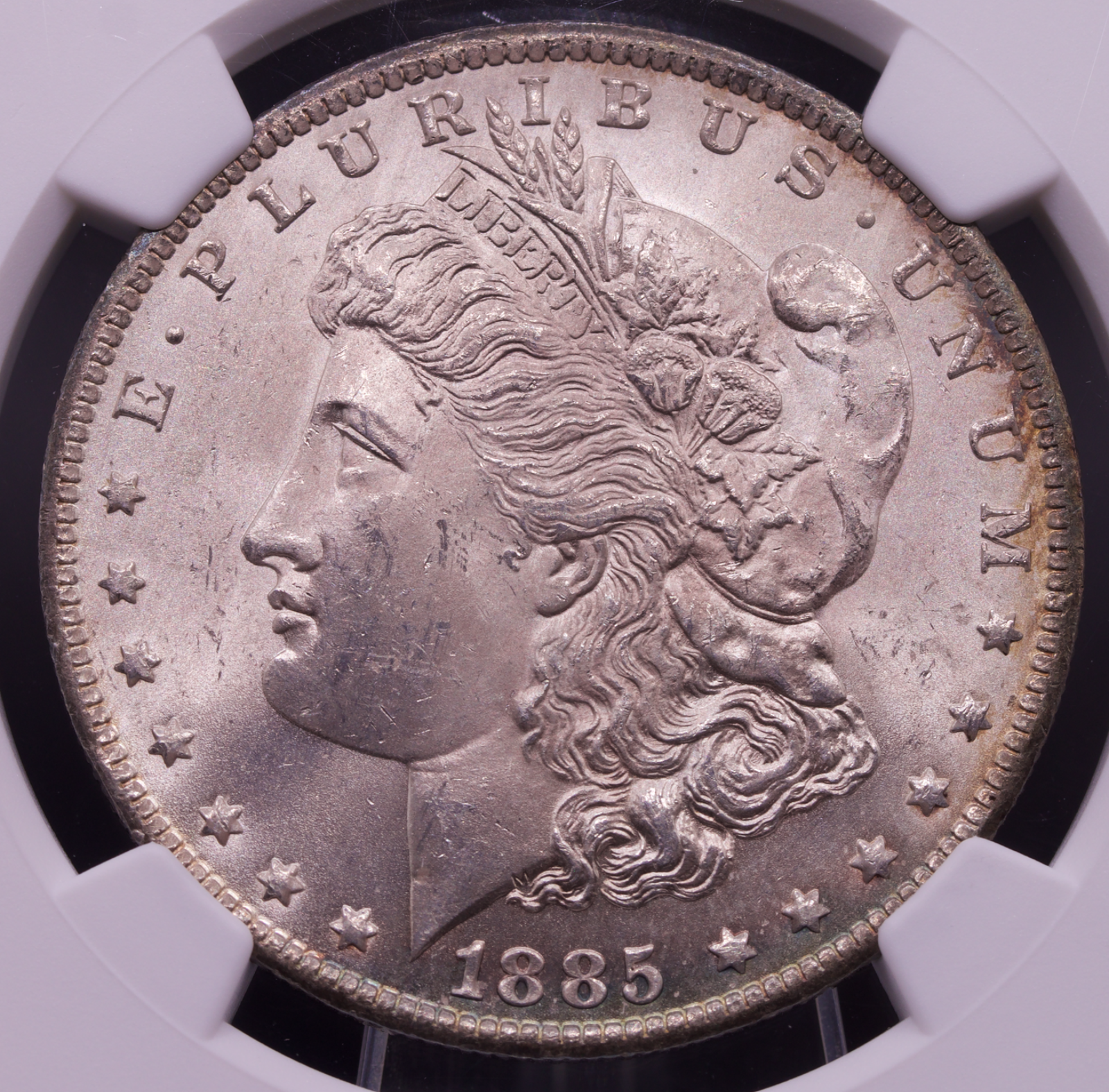 1885-O Morgan Silver Dollar $1 NGC MS64 New Orleans Mint Coin
