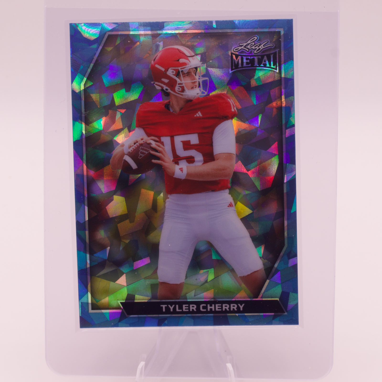 2026 Leaf Metal Tyler Cherry 1/1 Indiana Hoosiers Center Grove Football Card