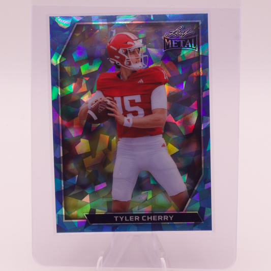 2026 Leaf Metal Tyler Cherry 1/1 Indiana Hoosiers Center Grove Football Card