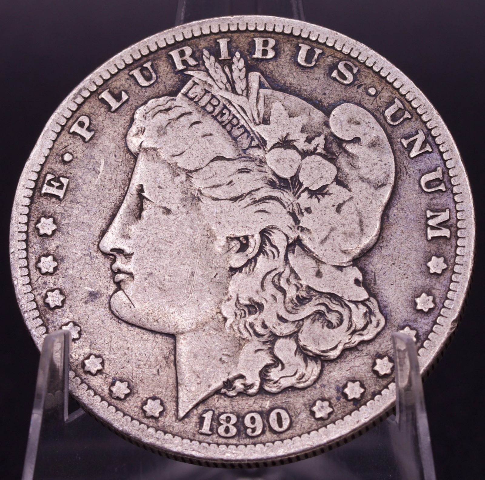 1882-1901 Morgan Silver Dollar Cull Circulated 90% Silver Coin - Random Year